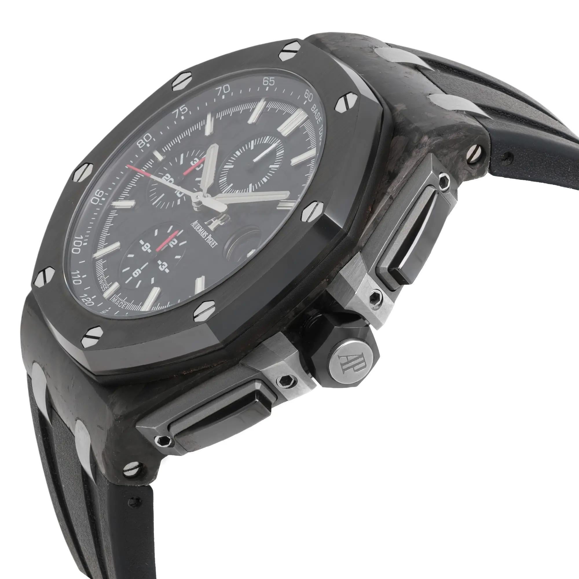 Pre-owned good condition. No original box and papers. The watch is fully serviced and tested for water resistance, movement calibration, and time accuracy.

⌚ Audemars Piguet Royal Oak Offshore 26400AU.OO.A002CA.01
📌 Overview
Brand: Audemars