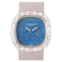 Audemars Piguet Opal Dial Diamond Set Manual Wind Cocktail Wristwatch