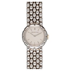 Audemars Piguet Pinball Silver Dial Ladies 18k WG