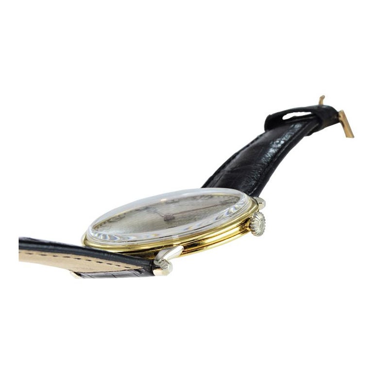 Audemars Piguet Platinum and Gold Art Deco Oversized Pocket Wristwatch ...