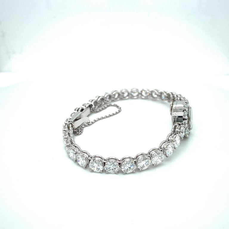 Vintage Platinum Audemars Piguet Haute Joaillerie Diamond Tennis