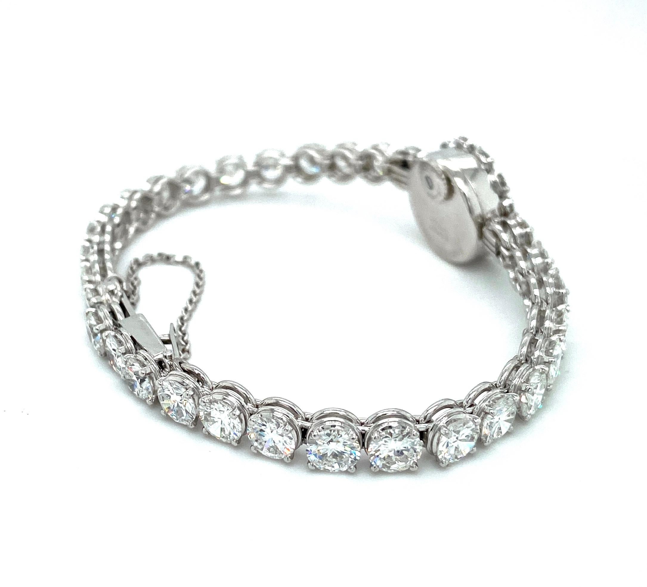 Audemars Piguet, montre-bracelet tennis haute joaillerie vintage en platine et diamants en vente 6