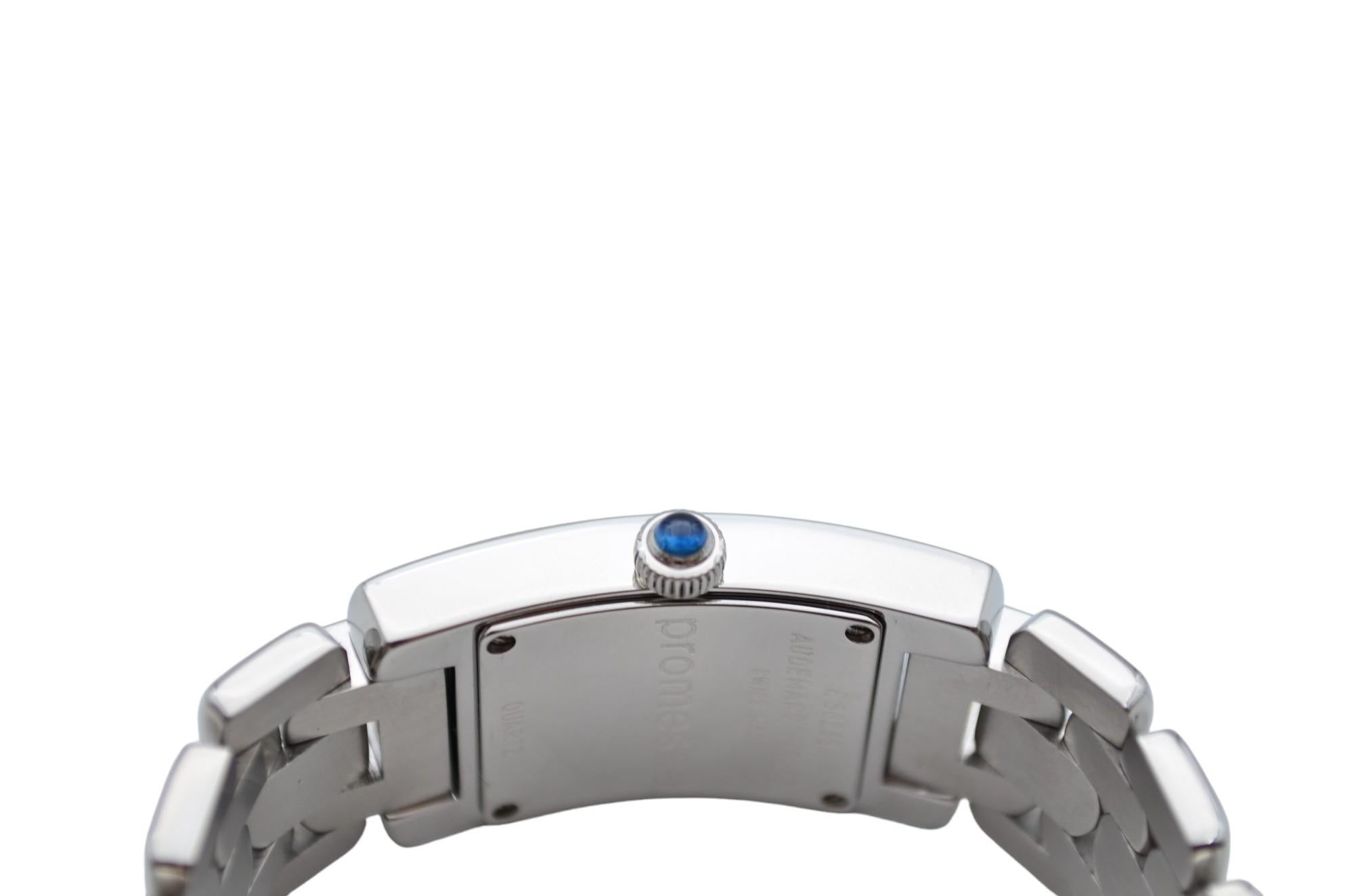 Audemars Piguet Promesse 18x32mm Steel Blue Dial Quartz Ref 67259ST.ZZ.1156ST.03 9