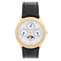 Vintage Audemars Piguet Quantieme Perpetual Calendar Men's 18 Karat Gold Watch B40364