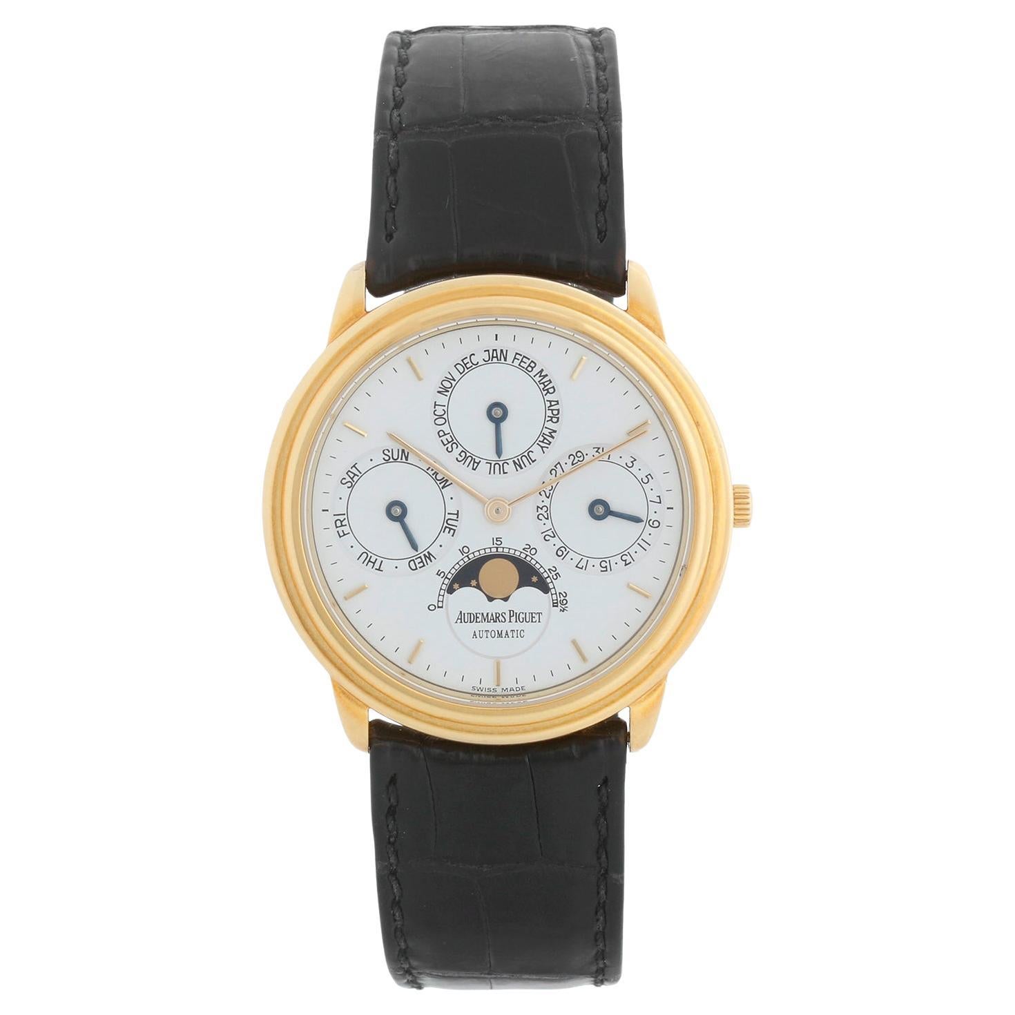 Audemars Piguet Quantieme Ewiger Kalender Herrenuhr aus Gelbgold 25661BA