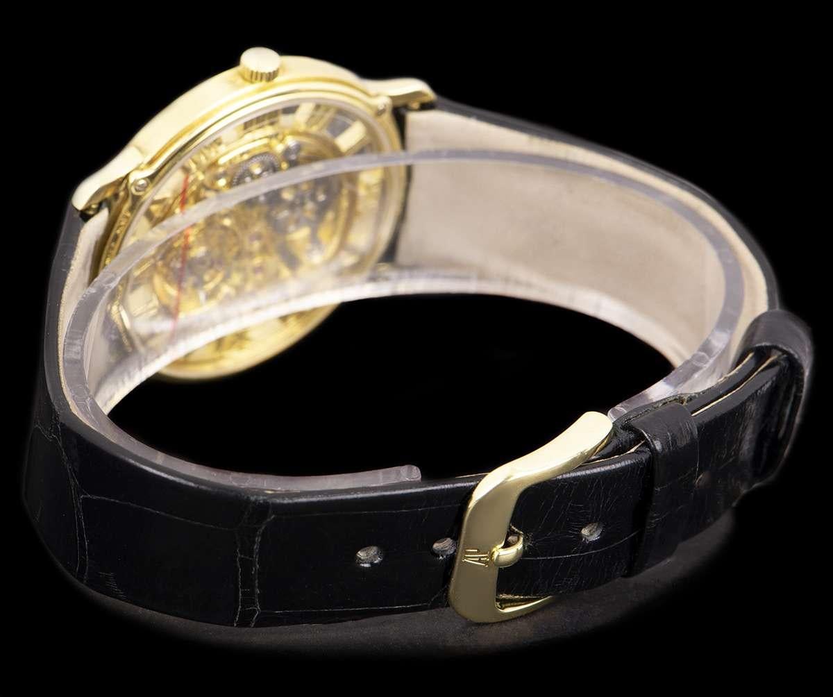 Audemars Piguet Rare Skeleton Dial Yellow Gold B&P 14958 BA 2