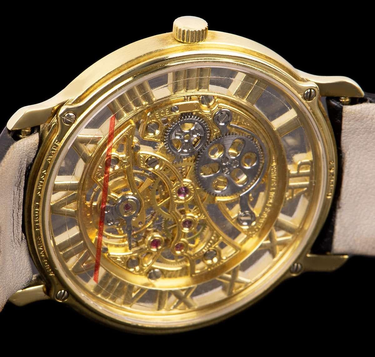 Audemars Piguet Rare Skeleton Dial Yellow Gold B&P 14958 BA 3