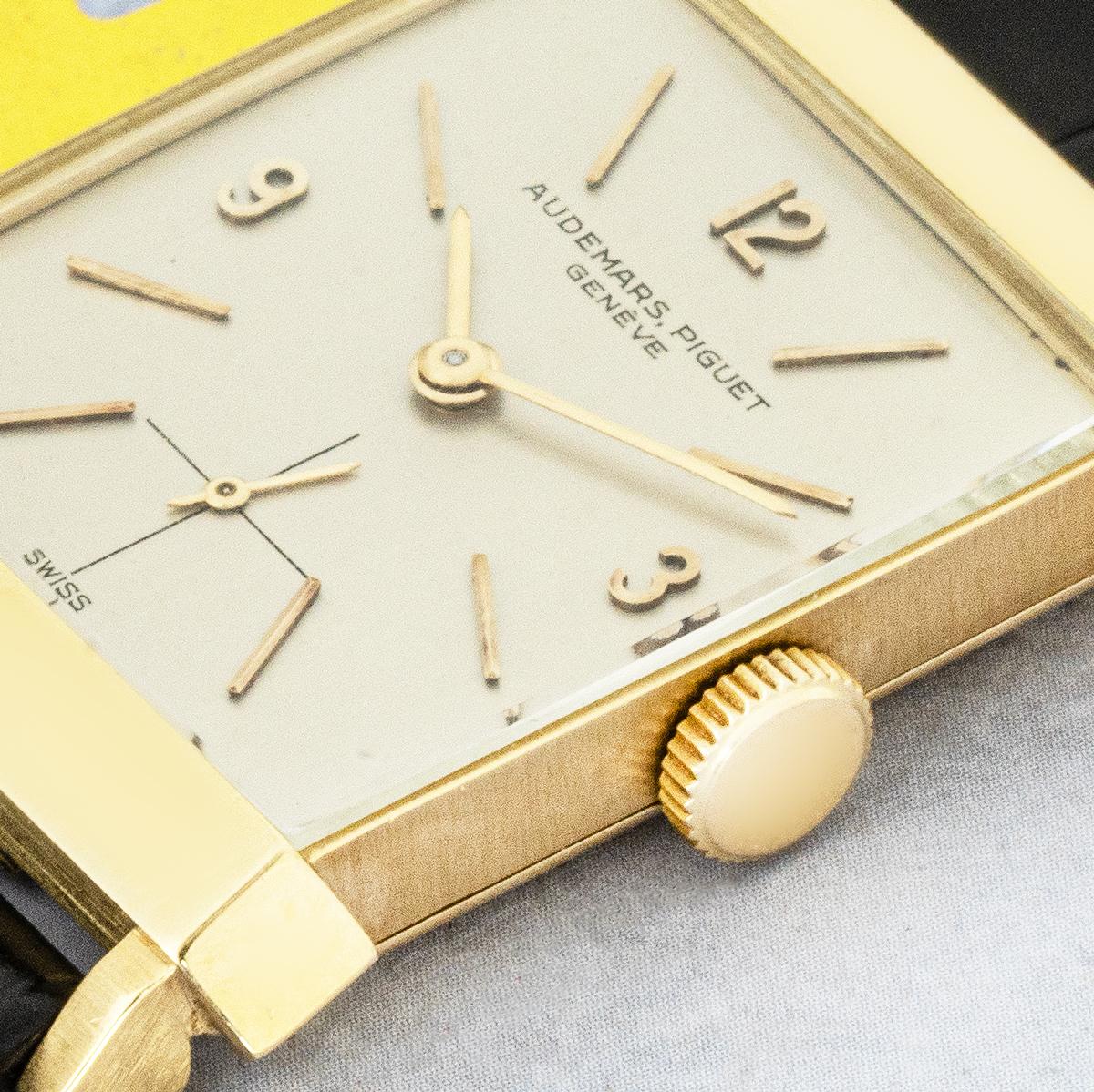 Raro sombrero de copa vintage Audemars Piguet de oro amarillo 5045BA Art Decó en venta