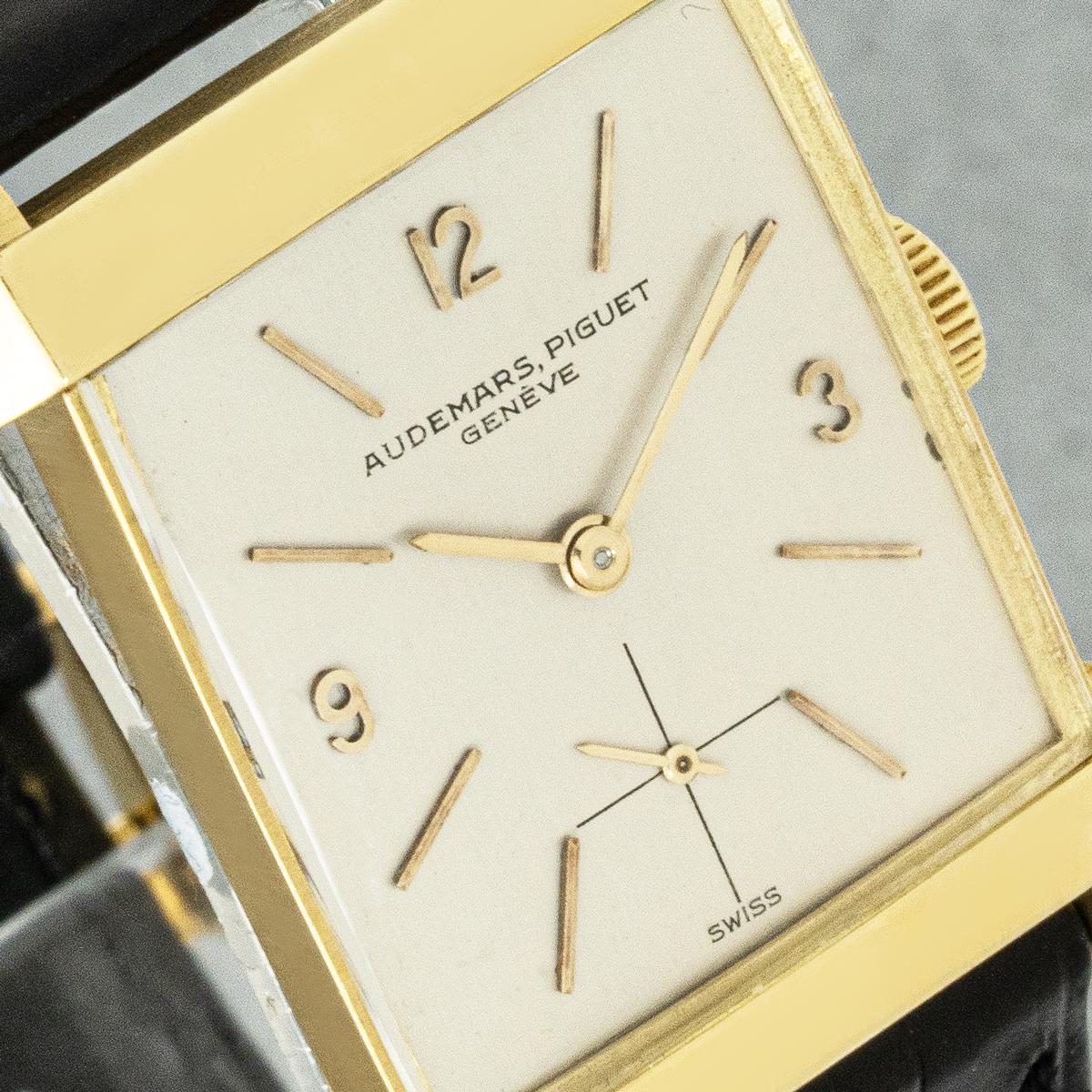 Raro sombrero de copa vintage Audemars Piguet de oro amarillo 5045BA en Excelente estado para la venta en Mayfair, London, London