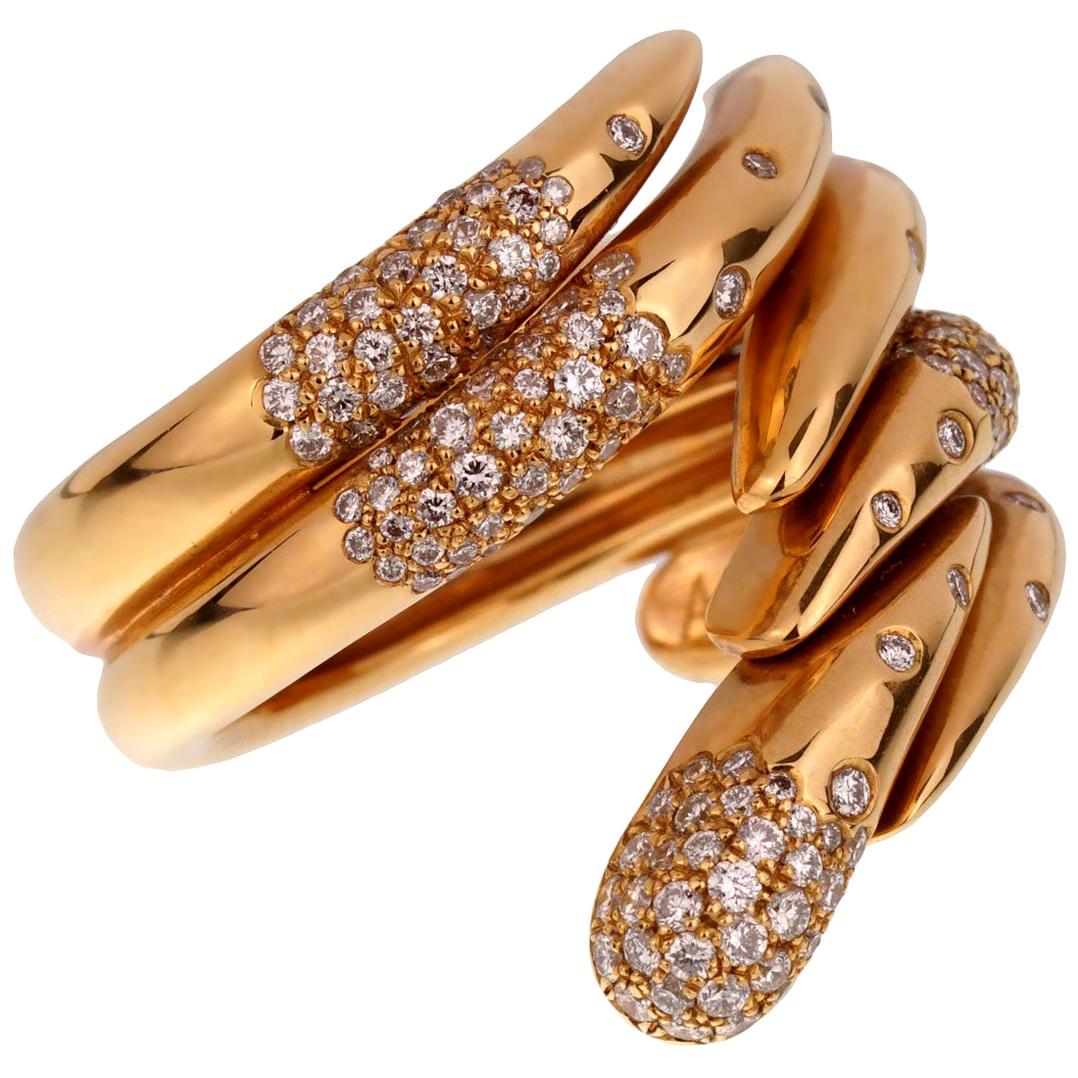 Audemars Piguet Rose Gold Diamond Cocktail Ring