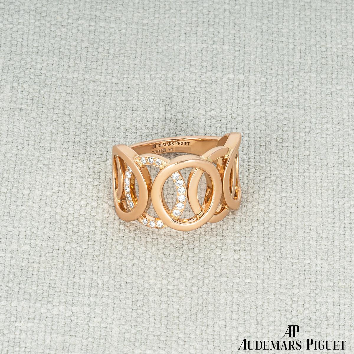 Audemars Piguet Rose Gold Diamond Millenary Ring 1