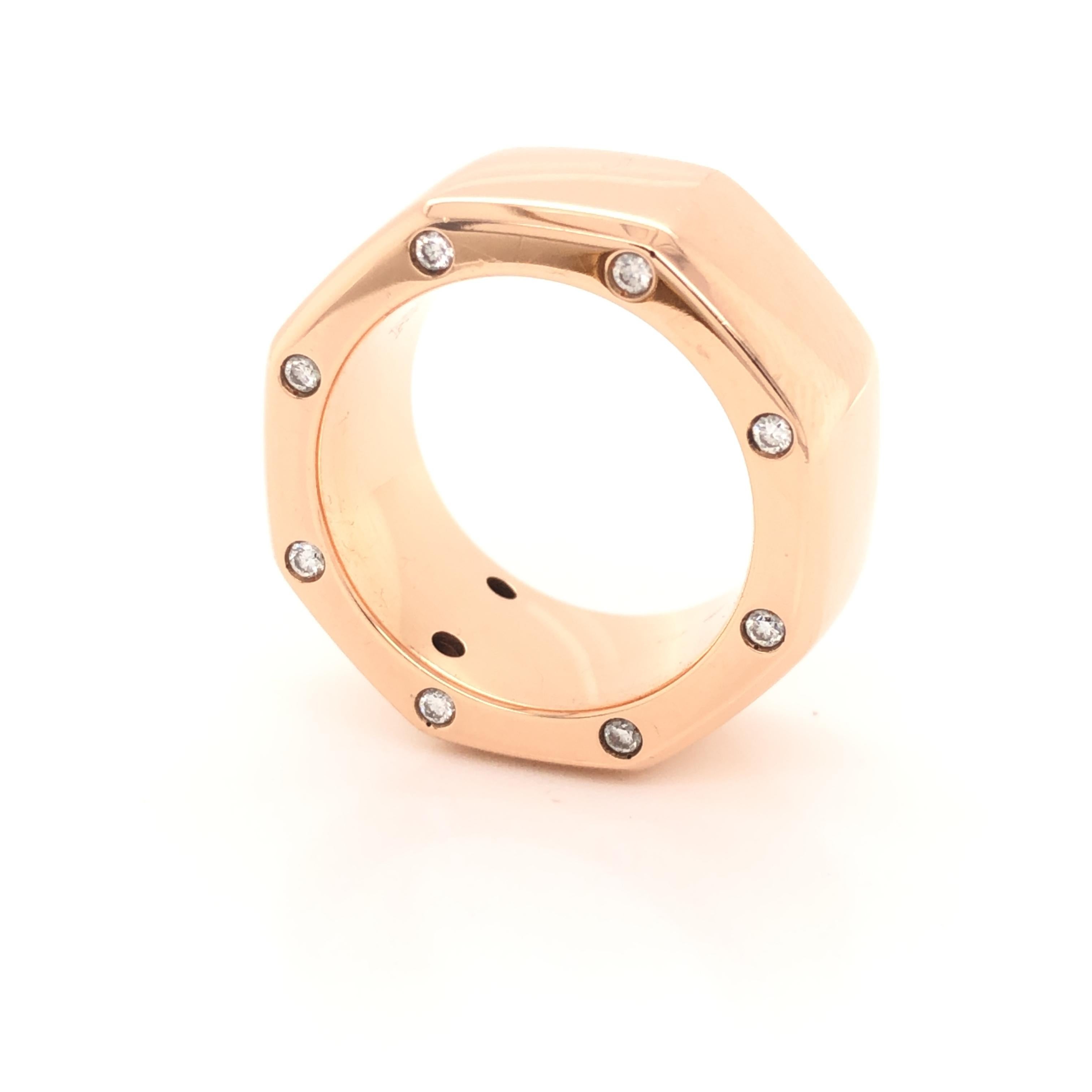 Beautiful wide band ring crafted by Audemars Piguet in the 