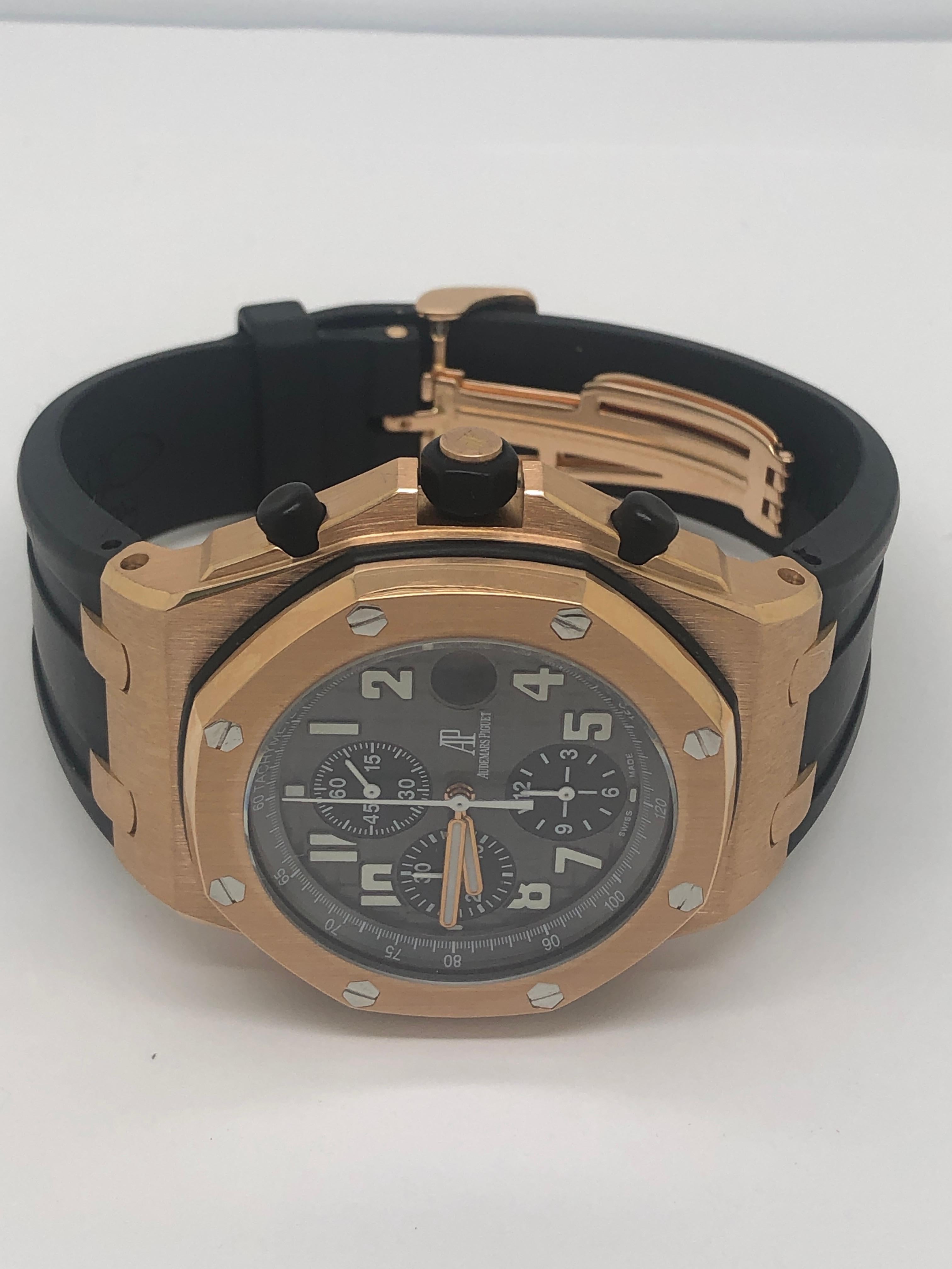 Audemars Piguet Montre Offshore en or rose en vente 1