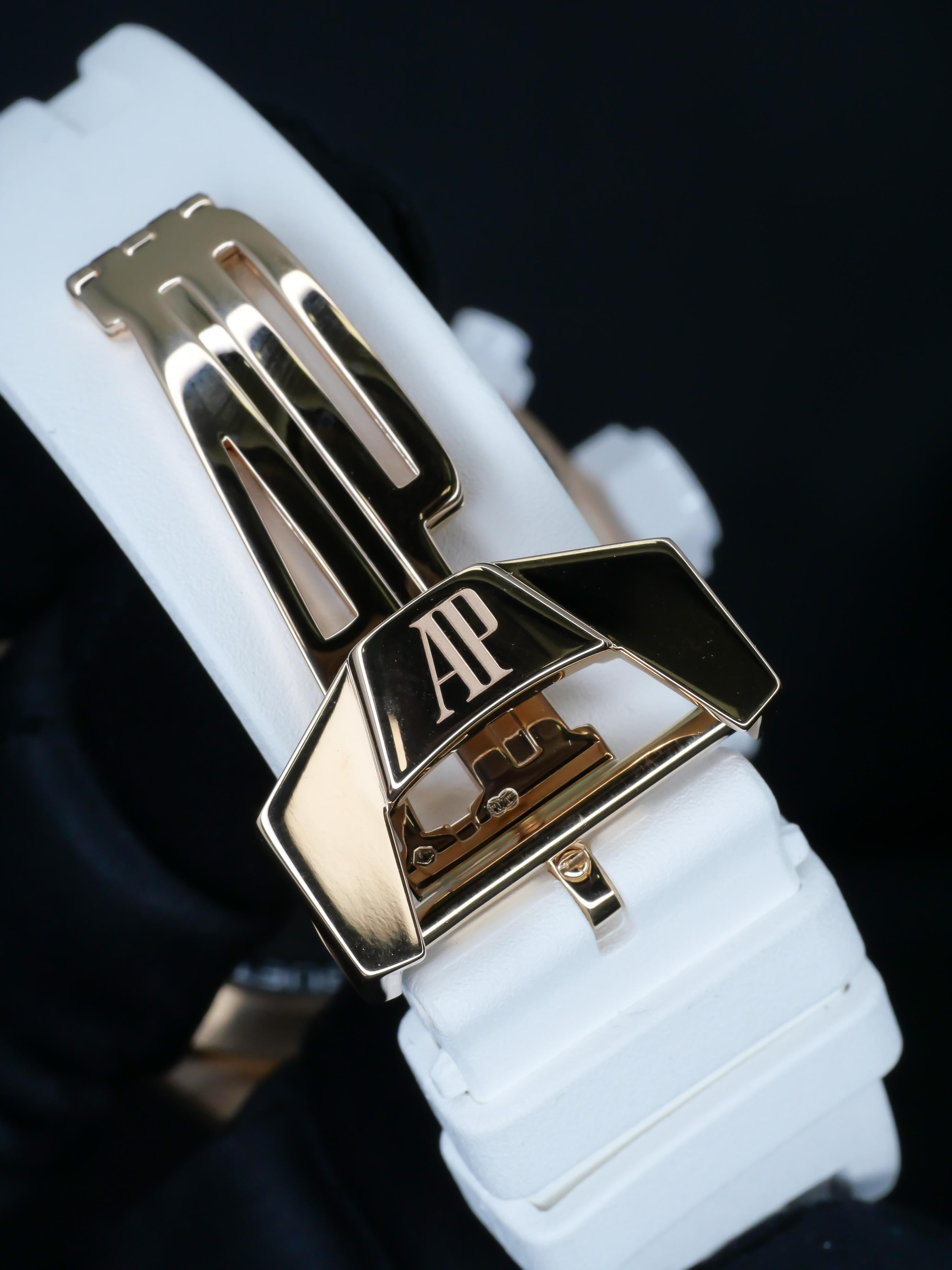 Audemars Piguet Rose Gold Royal Oak Concept Tourbillon Wristwatch For Sale 7