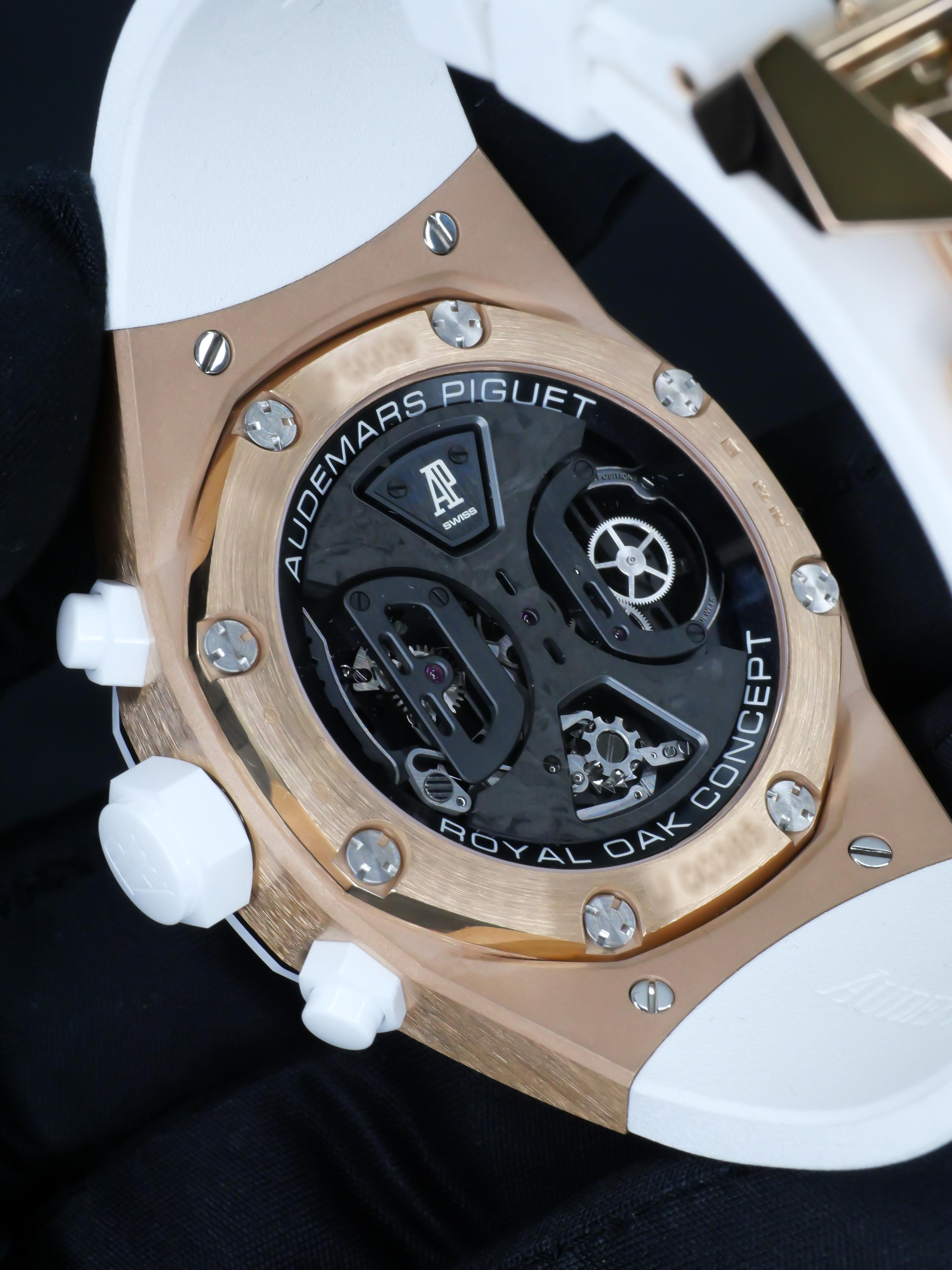 The gravity-defying tourbillon, one of Haute Horlogerie’s most spectacular complications, gets special attention from the master watchmakers at Audemars Piguet. The scope of the new offer features exceptional engineering techniques and audacious