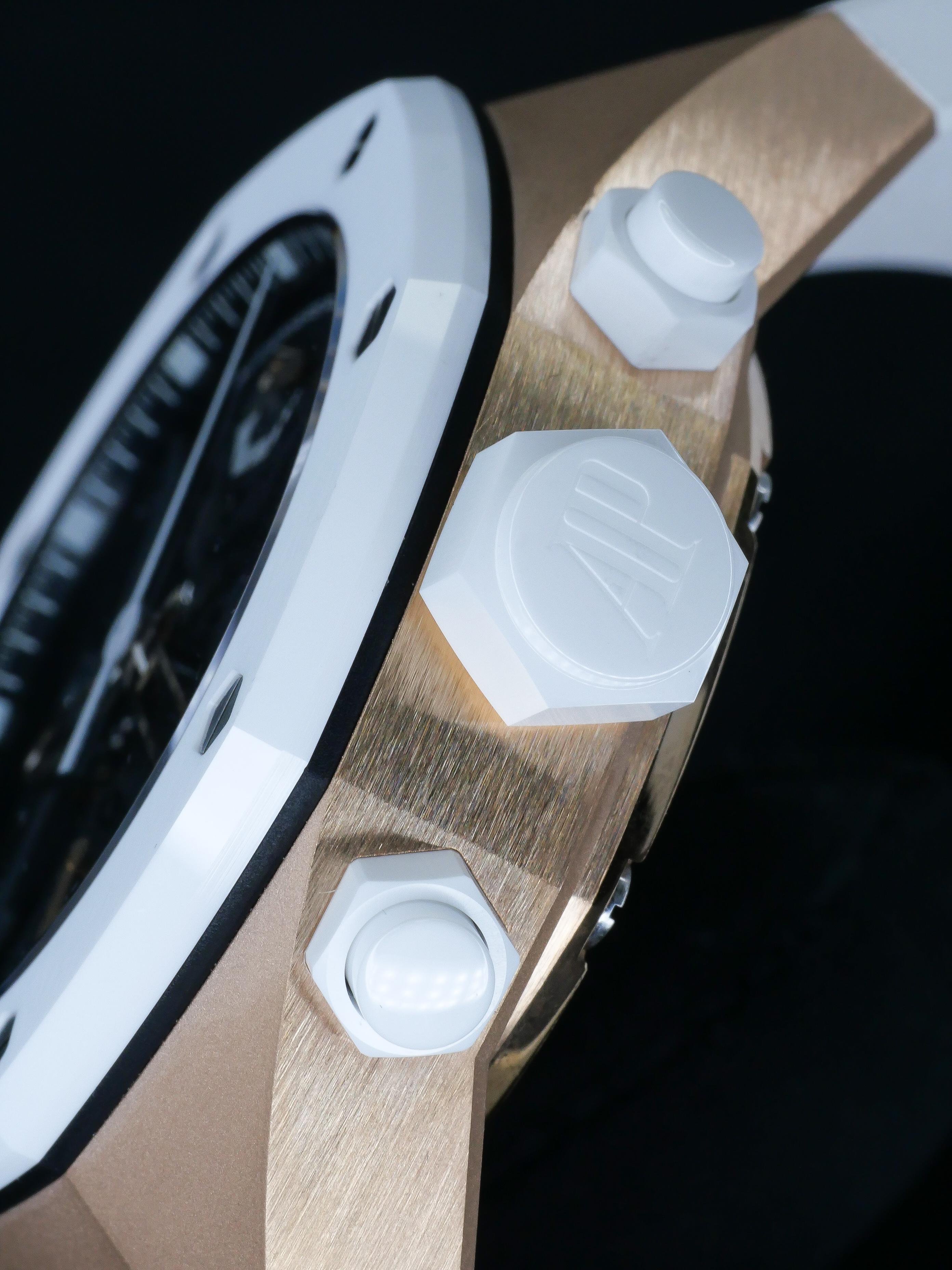 Audemars Piguet Rose Gold Royal Oak Concept Tourbillon Wristwatch For Sale 4