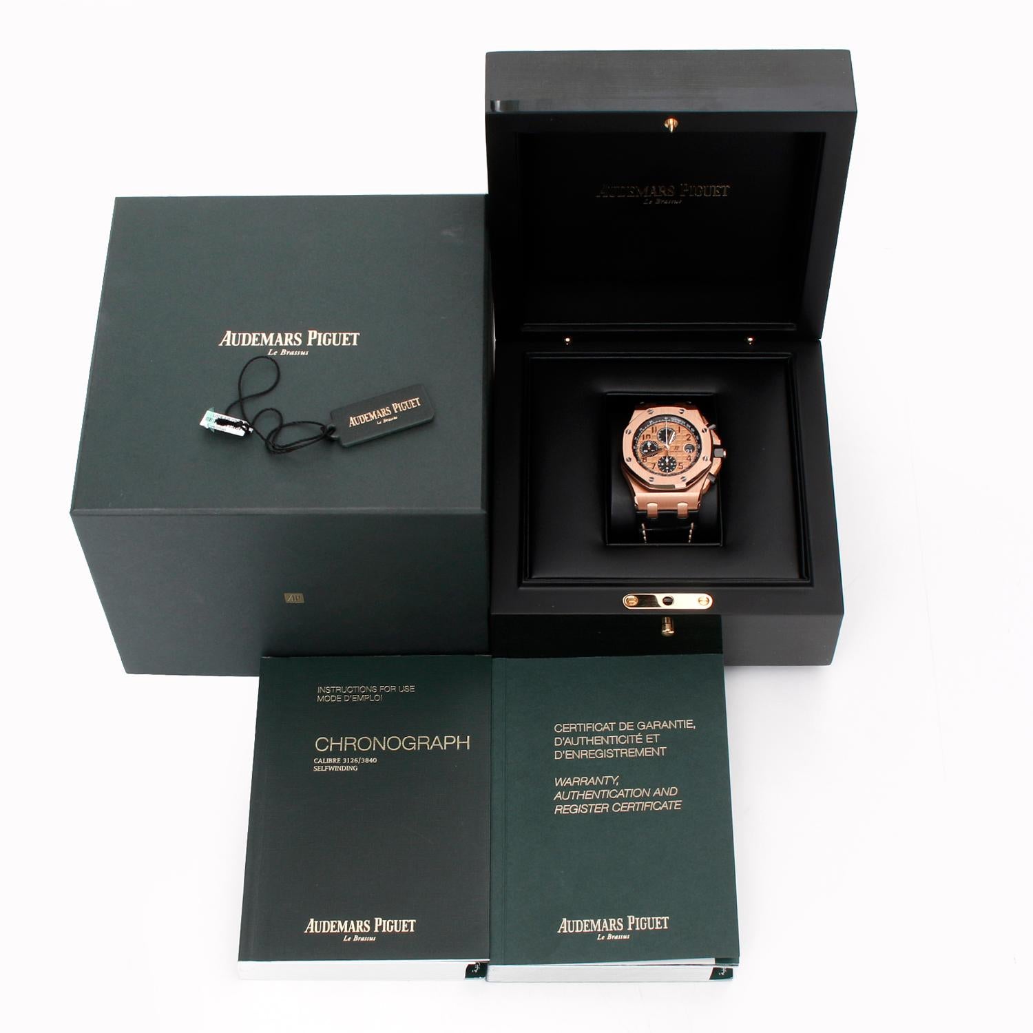 Audemars Piguet Rose gold Royal Oak Offshore Chronograph Automatic Wristwatch 1