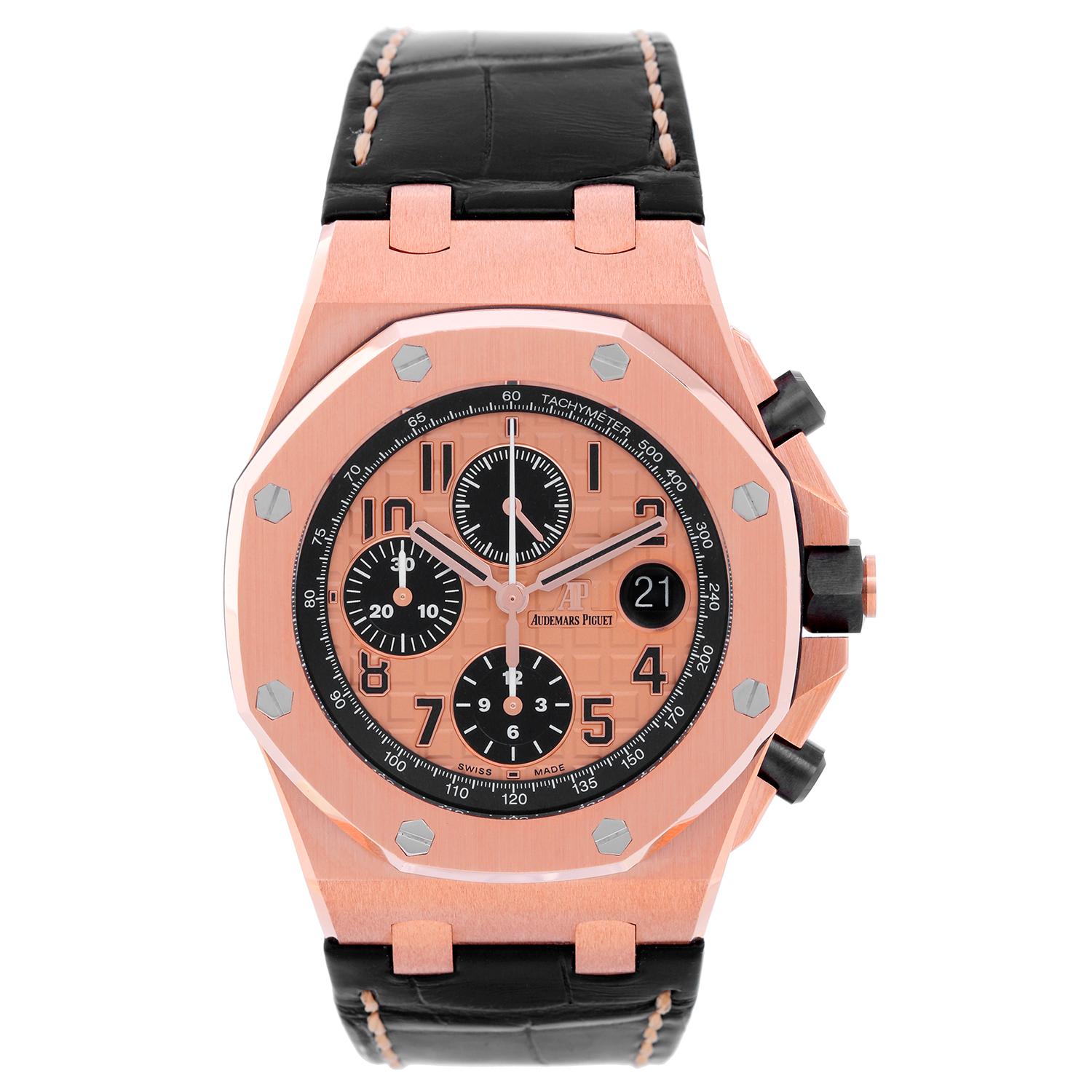 Audemars Piguet Rose gold Royal Oak Offshore Chronograph Automatic Wristwatch
