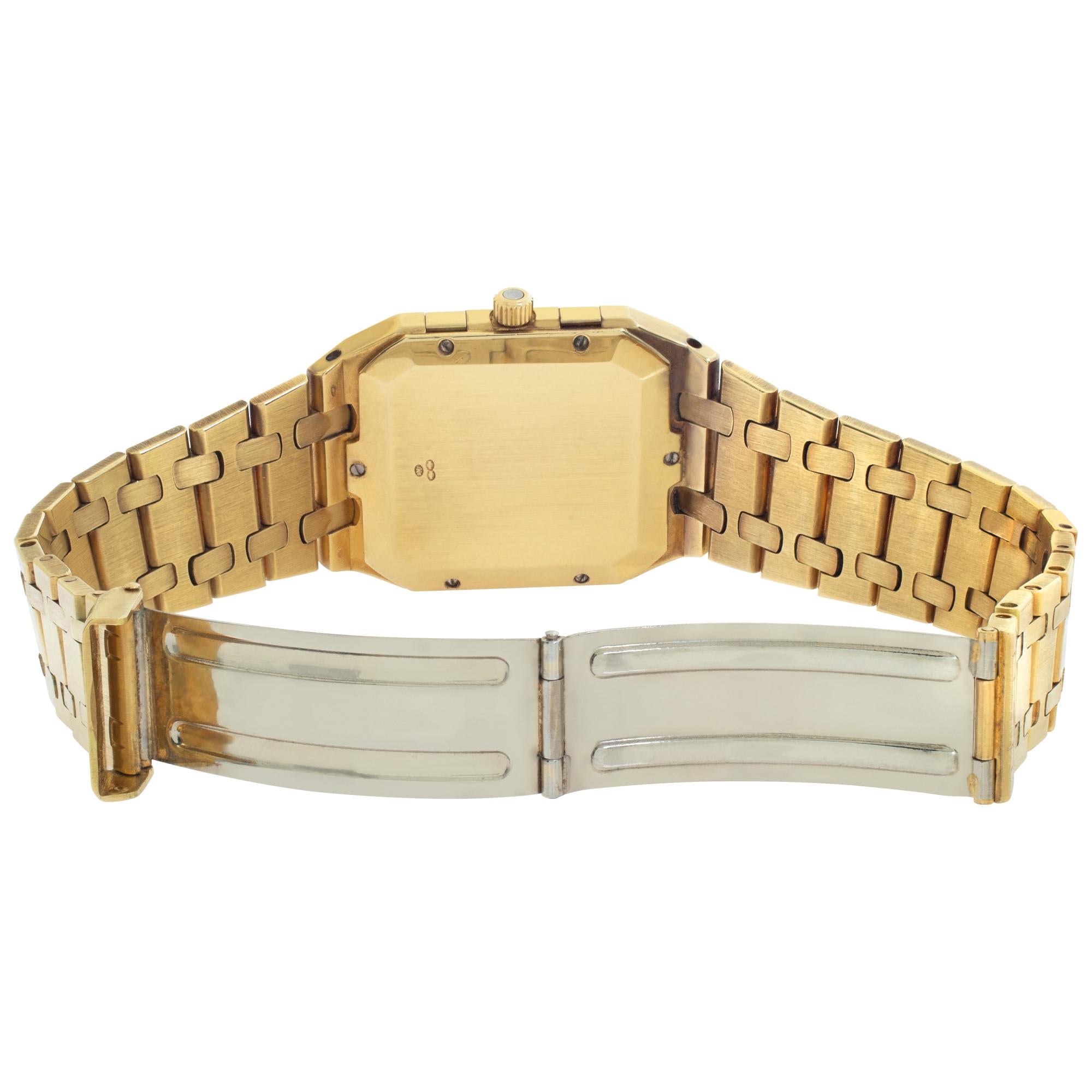 Women's or Men's Audemars Piguet Royal 18k yellow gold Quartz Wristwatch Ref 6005BA For Sale
