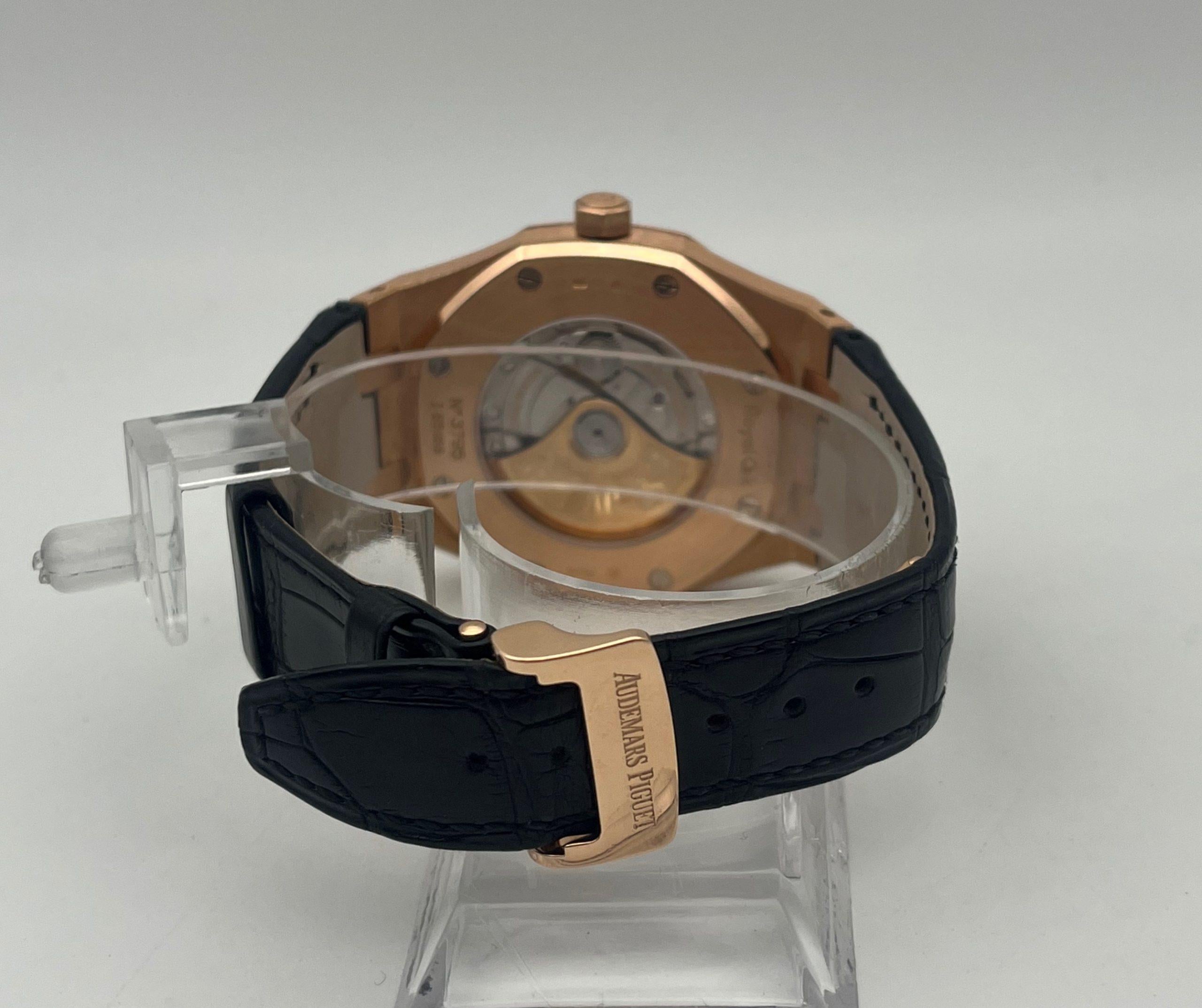 Contemporary Audemars Piguet Royal 50th anniversary 2016,   41mm  with box and papers For Sale
