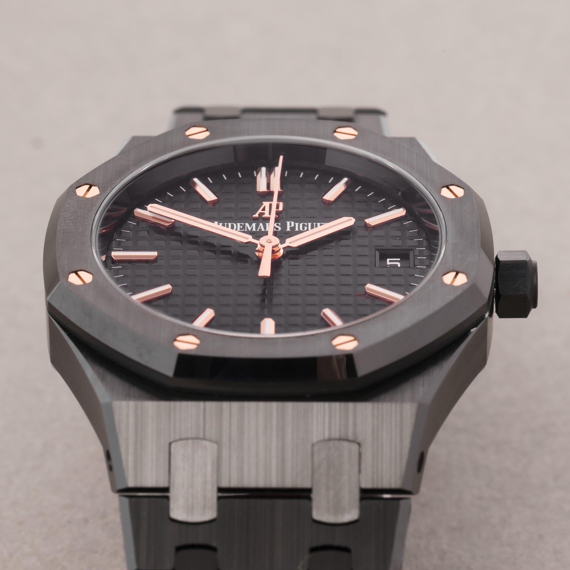 Audemars Piguet Royal Oak 0 77350CE.OO.1266CE.01 Unisex Ceramic 0 Watch In New Condition In Bishops Stortford, Hertfordshire