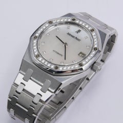 Audemars Piguet Royal Oak 14813BC Diamant MOP 18K Weißgold Herrenuhr