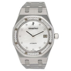 Audemars Piguet Royal Oak 14813BC Diamant MOP 18K Weißgold Herrenuhr