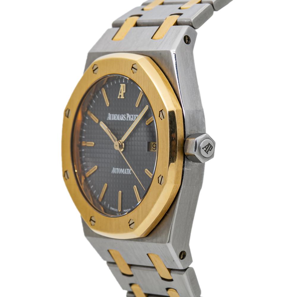 Contemporary Audemars Piguet Royal Oak 15000SA 18K Yellow Gold Unisex Automatic Watch For Sale
