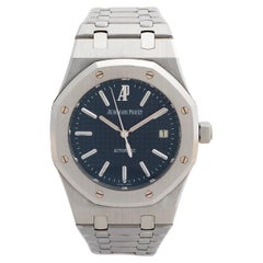 Audemars Piguet Royal Oak 15300ST, Blaues Zifferblatt, nicht mehr erhältlich, komplettes Set, Jahr 2012.