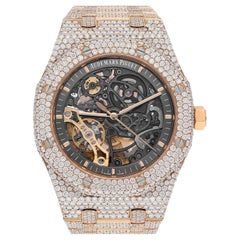 Audemars Piguet Royal Oak 15407OR.OO.1220OR.01 Double Balance Wheel Iced Out
