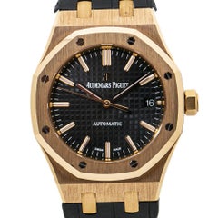Audemars Piguet Royal Oak 15450OR 18K Rose Gold Mens Box & Papers 37mm