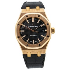 Audemars Piguet Royal Oak 15450OR 18K Rose Gold Mens Box & Papers 37mm