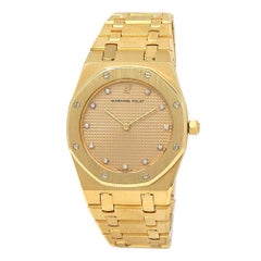 Audemars Piguet Royal Oak 18 Karat Gold Quartz Ladies Watch 56143BAOO.0477BA01