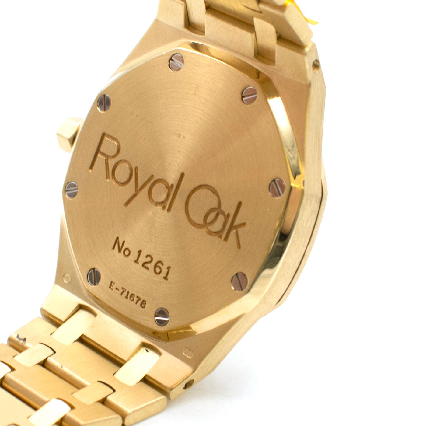 Audemars Piguet Royal Oak 18 Karat Gold Watch 2