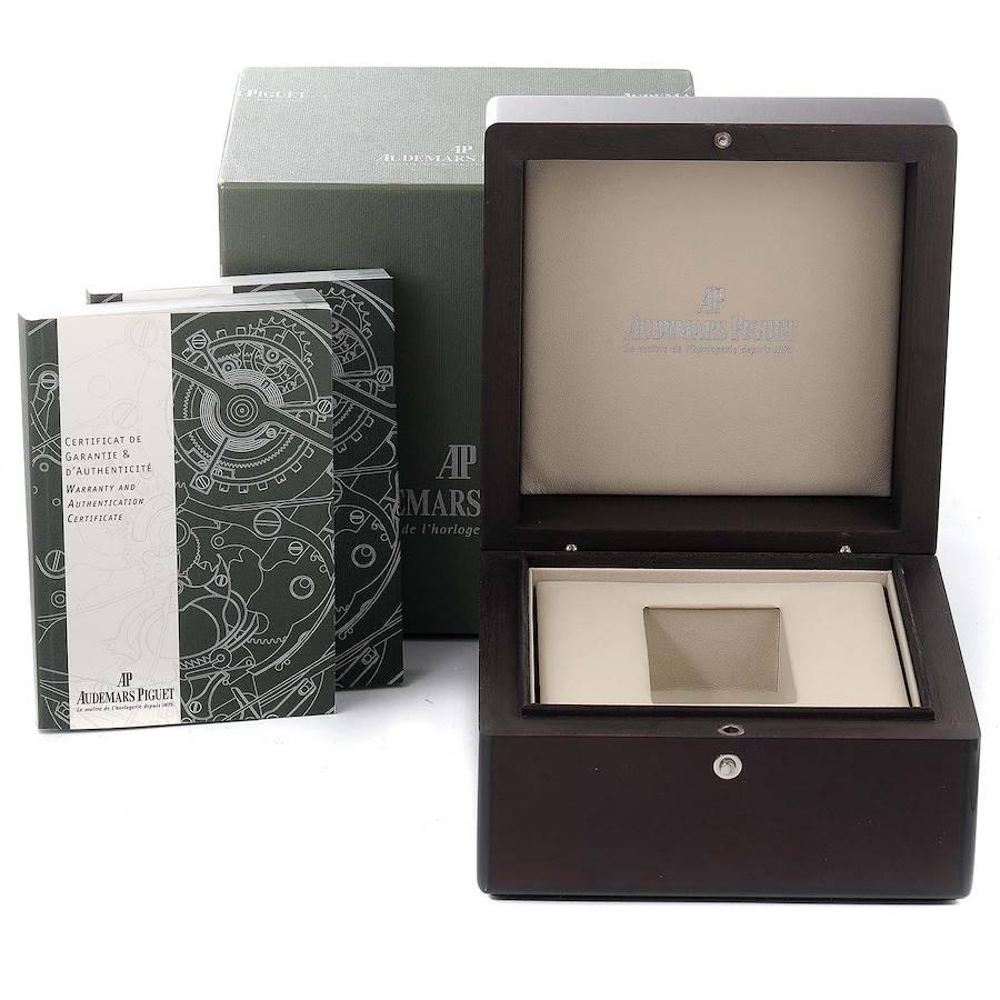Audemars Piguet Royal Oak 18k Rose Gold Black Dial Watch 15300OR Box Papers 3