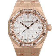 Orologio Audemars Piguet Royal Oak 18k Rose Gold Quadrante Argento 15551OR.ZZ.1356OR.01