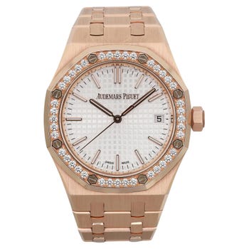 Audemars Piguet Royal Oak 18k Rose Gold Watch, 21st Century
