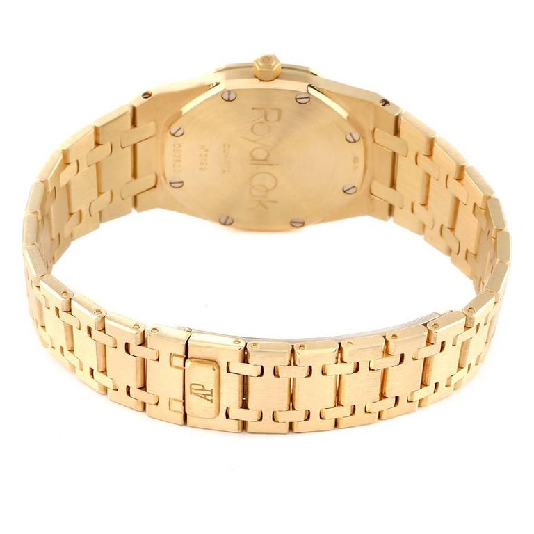 Audemars Piguet Royal Oak 18k Yellow Gold Mens Watch at 1stDibs