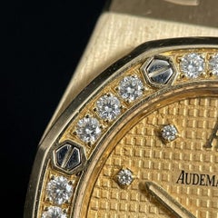 Audemars Piguet Royal Oak 18k Yellow Gold Diamond Ladies Watch