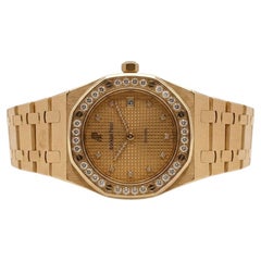 Audemars Piguet Royal Oak 18k Yellow Gold Diamond Ladies Watch