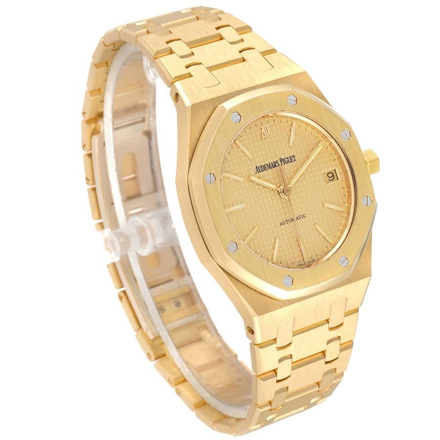 Audemars Piguet Royal Oak 18k Gelbgold Herrenuhr 14790BA im Zustand „Hervorragend“ im Angebot in Atlanta, GA