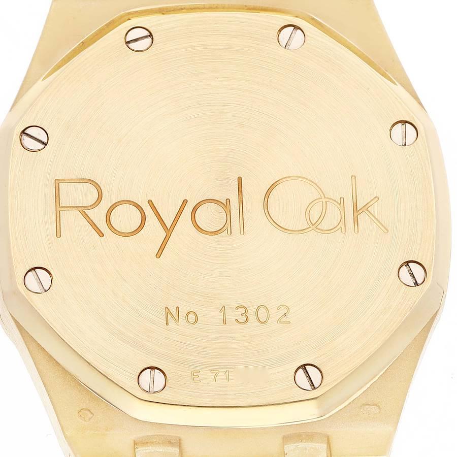 Audemars Piguet Royal Oak 18k Yellow Gold Mens Watch 14790BA In Excellent Condition In Atlanta, GA