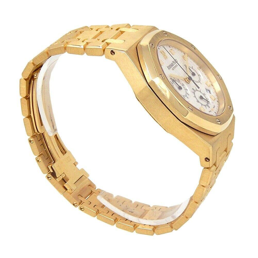 Audemars Piguet Royal Oak 18k Yellow Gold Watch Automatic 25960BA.OO.1185BA.01 In Excellent Condition For Sale In New York, NY