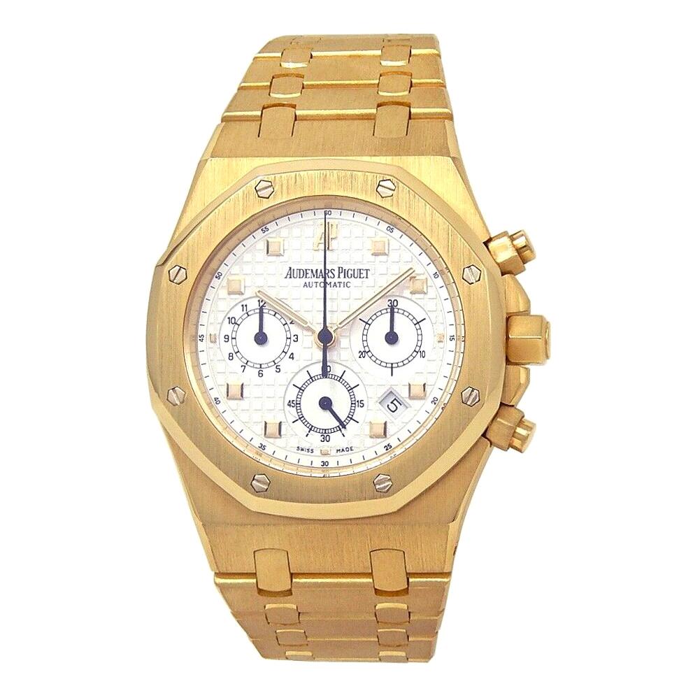 Audemars Piguet Royal Oak 18k Yellow Gold Watch Automatic 25960BA.OO.1185BA.01 For Sale