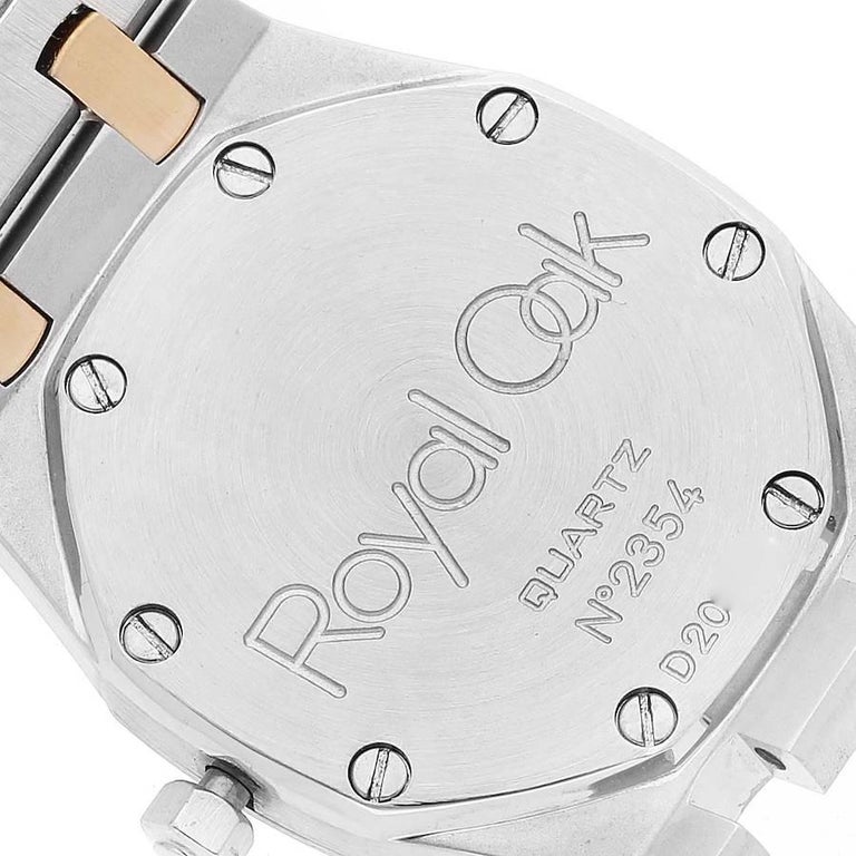 Audemars Piguet Royal Oak Steel Yellow Gold Ladies Watch at 1stDibs