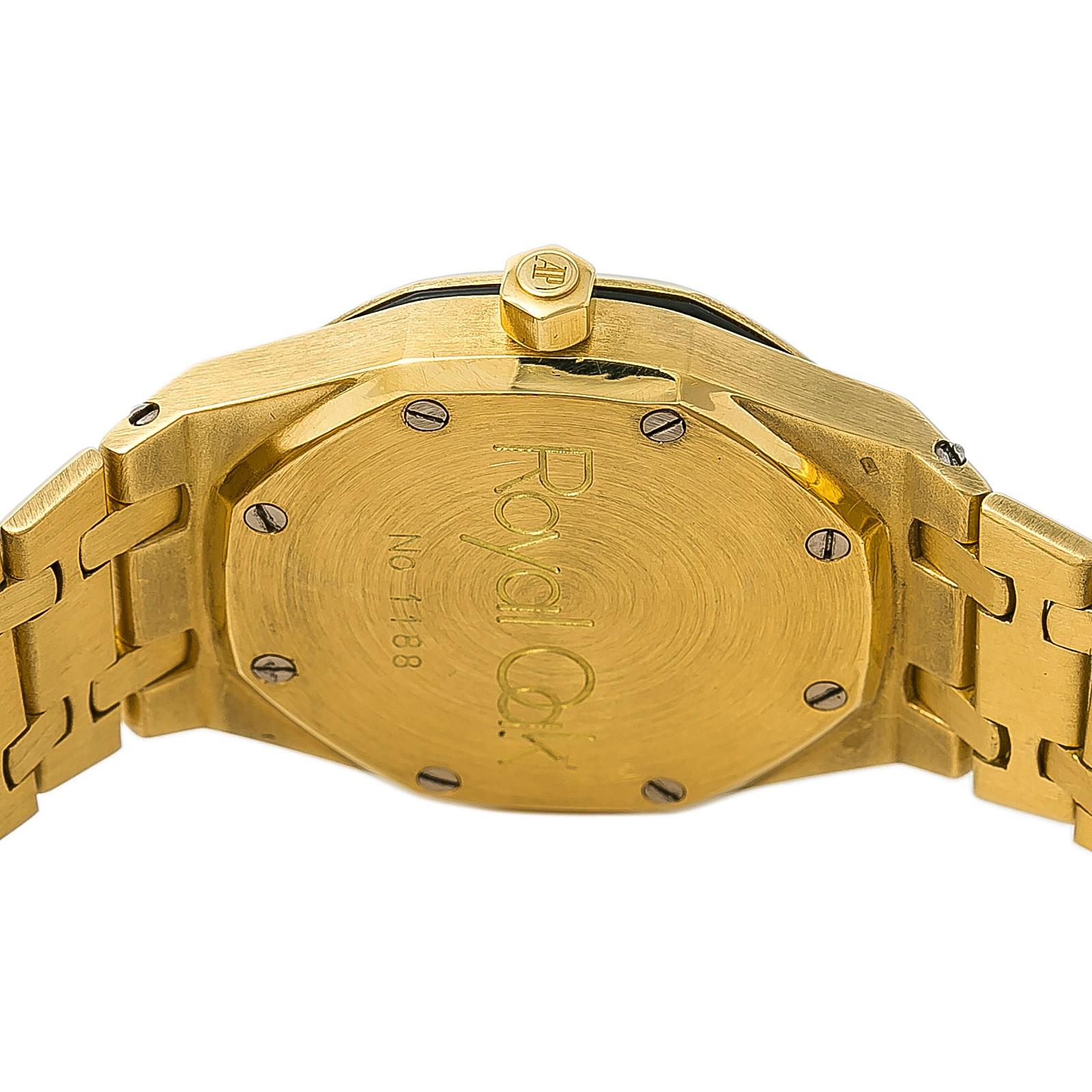 Contemporary Audemars Piguet Royal Oak 25594.Ba.0.0477.Ba.01 Men Automatic Watch 18K Yg 36Mm