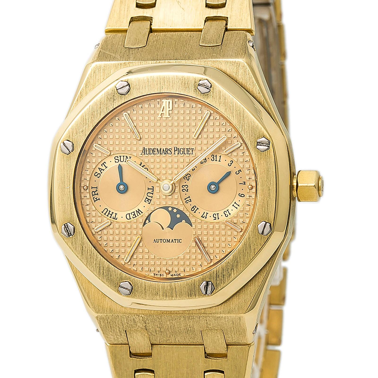 Women's Audemars Piguet Royal Oak 25594.Ba.0.0477.Ba.01 Men Automatic Watch 18K Yg 36Mm