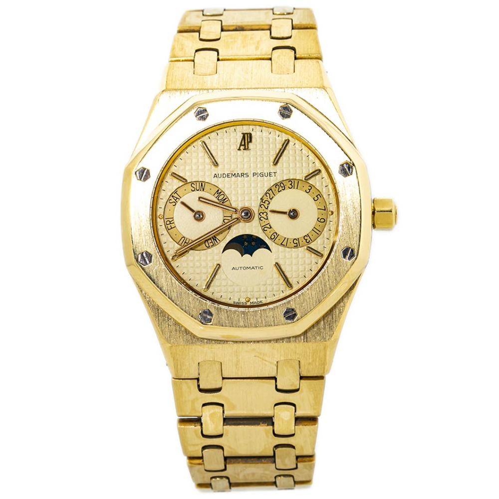 Audemars Piguet Royal Oak 25594.BA.0.0477.BA.01 Mens Automatic Watch 18K YG For Sale