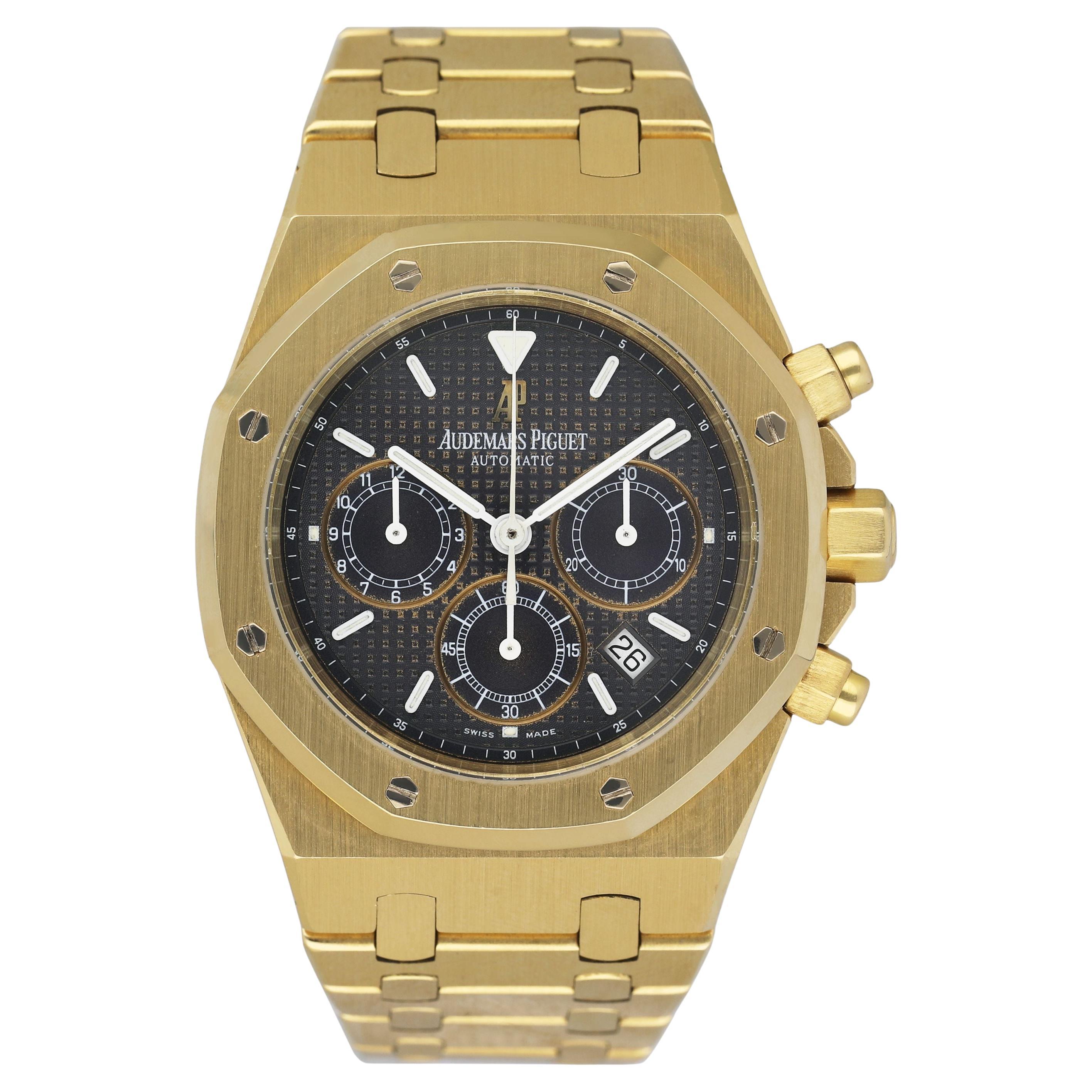 Audemars Piguet Royal Oak 25860BA Blue Dial Mens Watch With Archives