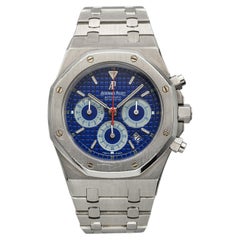Audemars Piguet Royal Oak 25860IS Stainless Steel IKB Blue Dial Auto 39mm